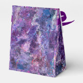 Violet abstractie bedankdoosjes (Achterkant)