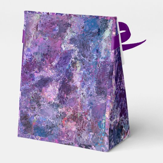 Violet abstractie bedankdoosjes (Achterkant)