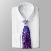 Violet abstractie stropdas (Gebonden)