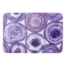 Violet-agatpatroon Badmat