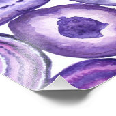 Violet-agatpatroon Foto Afdruk (Hoek)