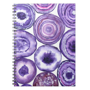 Violet-agatpatroon Notitieboek