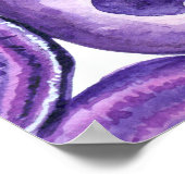 Violet-agatpatroon Poster (Hoek)