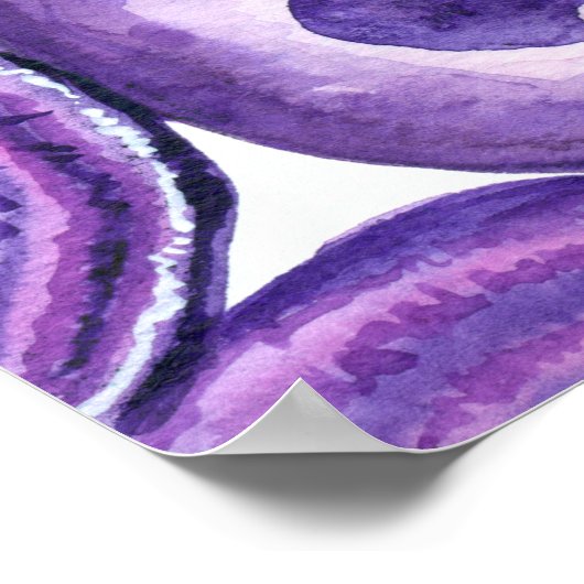 Violet-agatpatroon Poster (Hoek)