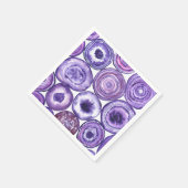 Violet-agatpatroon Servet (Hoek)