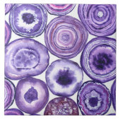 Violet-agatpatroon Tegeltje (Voorkant)