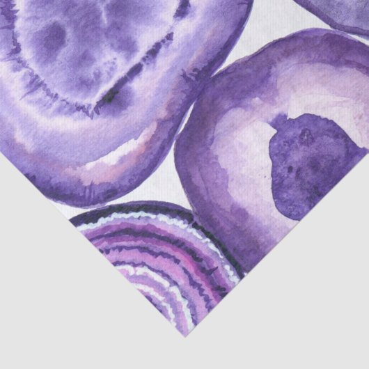 Violet-agatpatroon Tissuepapier (Detail)