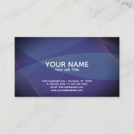 Violet and Blue Abstract Generic Adaptable Visitekaartje