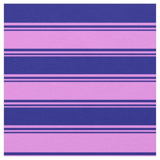 Violet and Blue Pattern of Stripes Stof (Close Up)