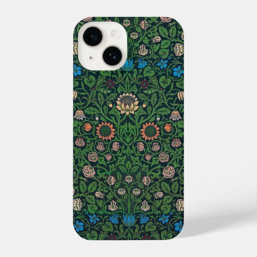 Violet and Columbine, William Morris iPhone Hoesje (Achterkant)