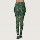 Violet and Columbine, William Morris Leggings (Achterkant)