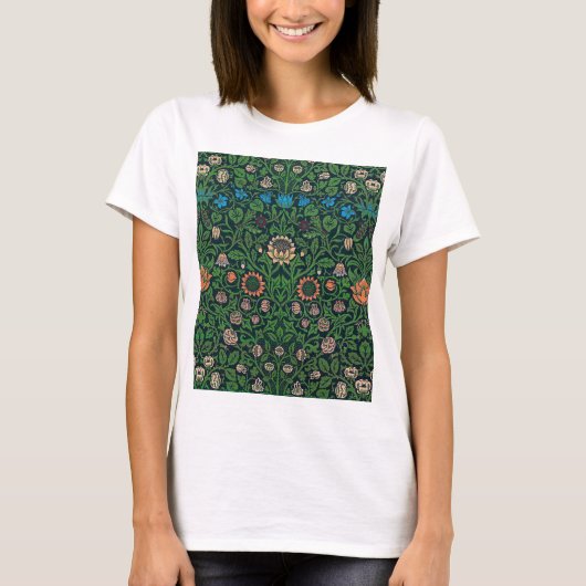 Violet and Columbine, William Morris T-shirt (Voorkant)