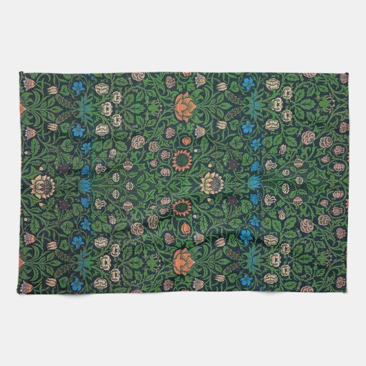 Violet and Columbine, William Morris Theedoek (Horizontaal)