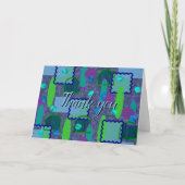 Violet and Shadow Mirrors Bedankkaart (Voorkant)