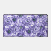 Violet anemonbloem waterverf patroon bureaumat (Voorkant)