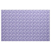 Violet anemonbloem waterverf patroon stof (Yard (91,4 cm))