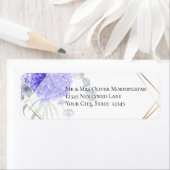 Violet Anemone Flowers Etiket (Insitu)