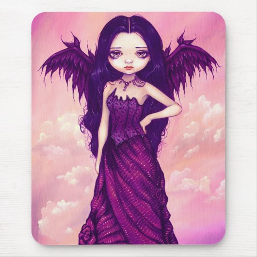 "Violet Angel" Mousepad Muismat (Voorkant)