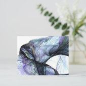 Violet Angel Rising Briefkaart (Staand voorkant)