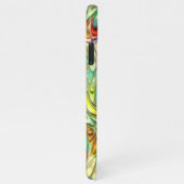 Violet Aqua Turquoise Oranje roze retrofilmpjes iPhone Hoesje (Rechterkant)