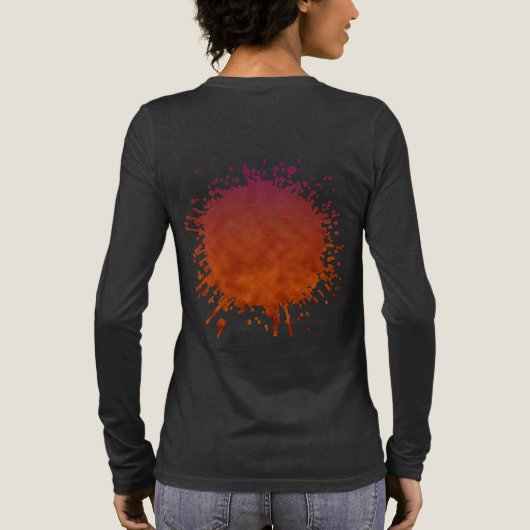 Violet Ashfall Tri-Blend Shirt (Achterkant)