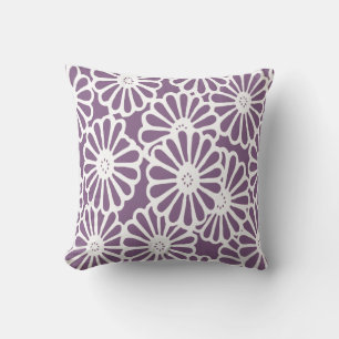 Violet Asian Moods Floral Kussen