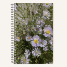 Violet Asters Notitieboek
