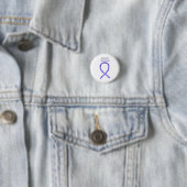 Violet Awareness Ribbon Custom Art Pins Ronde Button 3,2 Cm (In situ)