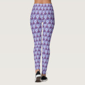 Violet Awareness Ribbon Hope & Cure Angel Leggings (Achterkant)