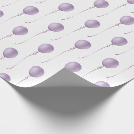 Violet balloon Gift Wrapping Paper - Cadeaupapier