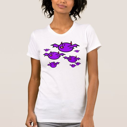 Violet Bats T-shirt (Voorkant)