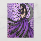 Violet Belly Dancer Briefkaart (Voorkant)