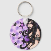 Violet Belly Dancer Sleutelhanger (Voorkant)