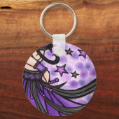 Violet Belly Dancer Sleutelhanger (Achterkant)