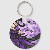 Violet Belly Dancer Sleutelhanger (Achterkant)
