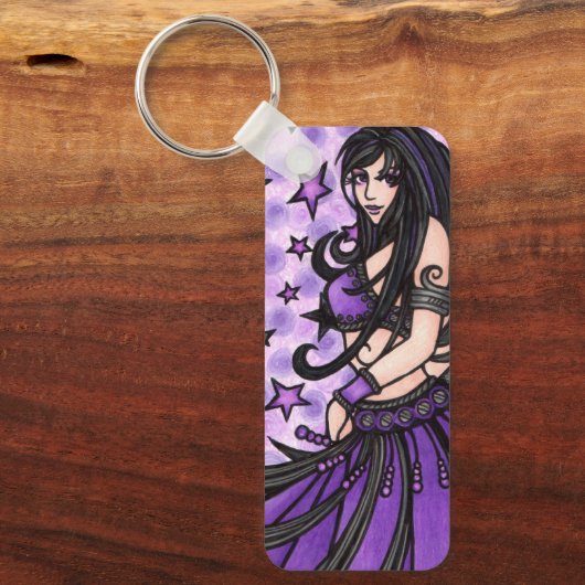 Violet Belly Dancer Sleutelhanger (Voorkant)