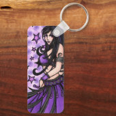 Violet Belly Dancer Sleutelhanger (Achterkant)