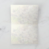 Violet Best wil Vintage Floral Kaart (Binnen)