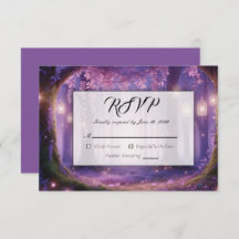 Violet bij Midnight Enchanted Forest Wedding