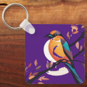 Violet Birdie Pendant Sleutelhanger (Voorkant)