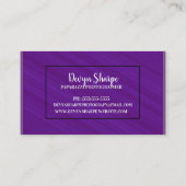 Violet Black en Silver Paparazzi Fotografie Visitekaartje (Achterkant)