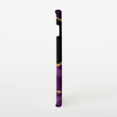 Violet Black Marmer Agate Glam Golden Glitter Samsung Galaxy Hoesje (Rechterkant)
