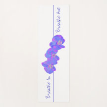 Violet blauwe orchideeën - inademen. Ademhaling