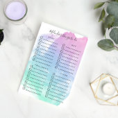 Violet Blauwgroen Waterverf Was de dingen die je m Post-it® Notes