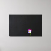 Violet Bloem 36x24 (90x60cm) waccna Canvas Afdruk (Voorkant)
