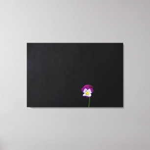 Violet Bloem 36x24 (90x60cm) waccna Canvas Afdruk