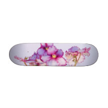 Violet Bloemen 7¼" Skateboard Compleet Skateboard