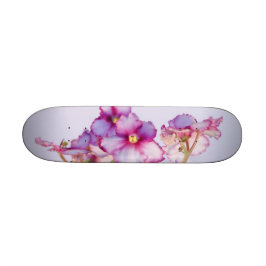 Violet Bloemen 7¼" Skateboard Compleet Skateboard