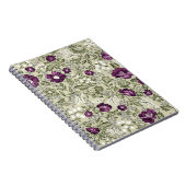 Violet bloemen design notitieboek (Rechterzijde)