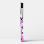 Violet bloemen en vergeet me niet waterverf op bla Case-Mate iPhone case (Achterkant / Links)